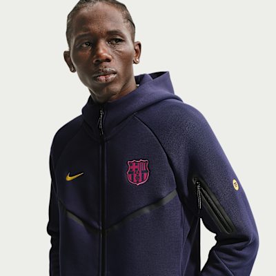 FC Barcelona Tech Fleece Windrunner Men's Nike Soccer Full-Zip